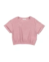 L:ú L:ú By Miss Grant Babies'  Toddler Girl T-shirt Pink Size 6 Viscose, Polyester, Polyamide, Elastane
