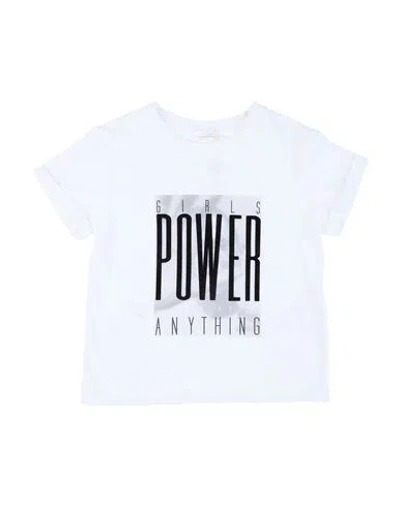L:ú L:ú By Miss Grant Babies'  Toddler Girl T-shirt White Size 6 Cotton, Elastane