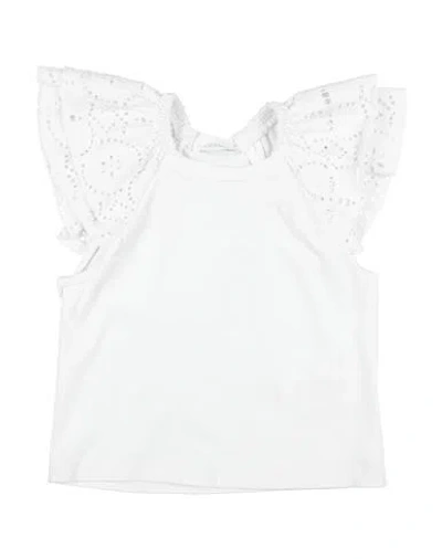 L:ú L:ú By Miss Grant Babies'  Toddler Girl T-shirt White Size 6 Cotton, Elastane