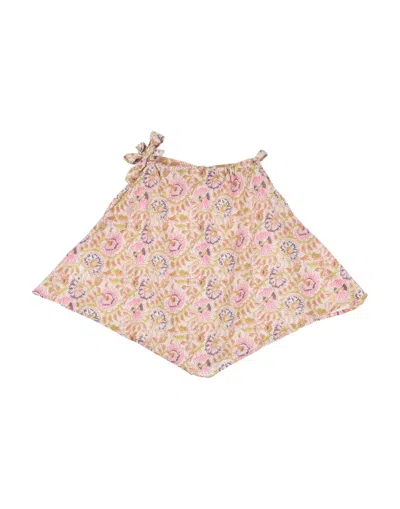 L:ú L:ú By Miss Grant Babies'  Toddler Girl Top Beige Size 6 Cotton