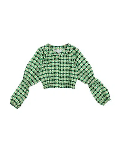 L:ú L:ú By Miss Grant Babies'  Toddler Girl Top Green Size 6 Polyester, Elastane