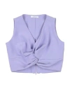 L:ú L:ú By Miss Grant Toddler Girl Top Lilac Size 6 Polyester, Elastane In Purple