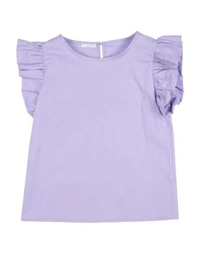 L:ú L:ú By Miss Grant Babies'  Toddler Girl Top Lilac Size 6 Textile Fibers In Purple