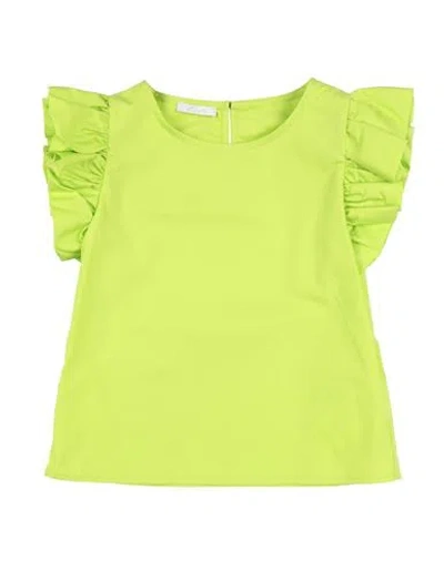 L:ú L:ú By Miss Grant Babies'  Toddler Girl Top Lime Green Size 6 Textile Fibers
