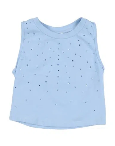 L:ú L:ú By Miss Grant Babies'  Toddler Girl T-shirt Light Blue Size 6 Cotton, Elastane
