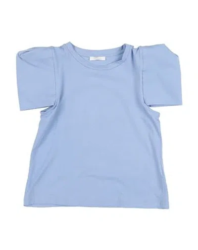 L:ú L:ú By Miss Grant Babies'  Toddler Girl T-shirt Sky Blue Size 6 Cotton, Elastane