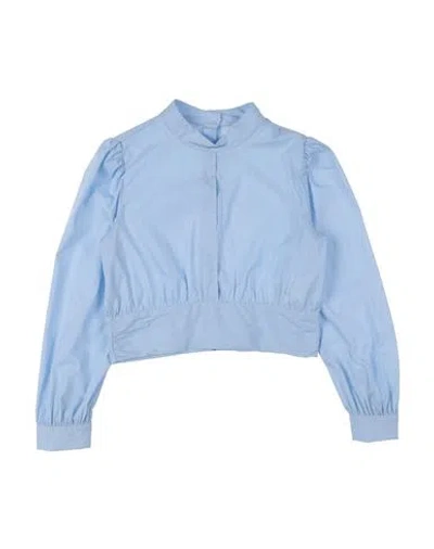 L:ú L:ú By Miss Grant Babies'  Toddler Girl Twin Set Sky Blue Size 6 Cotton, Polyamide, Elastane