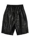 Lựu Đạn Elasticated Shorts In Black