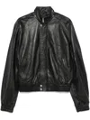 Lựu Đạn Leather Jacket In Black