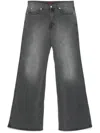 Lựu Đạn Phat Wide-leg Jeans In 灰色