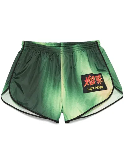 Lựu Đạn Retro Running Shorts In Black