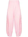Lựu Đạn Pleated Cargo Trousers In Pink