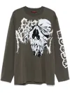 Lựu Đạn Torn Fear T-shirt In Green