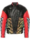 Lựu Đạn Padded Moto L-d Jacket In Black Red