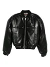 Lựu Đạn Zip-up Bomber Jacket In Black