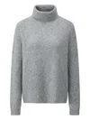 Lu Ren Roll-neck Long-sleeve Sweater In Gray