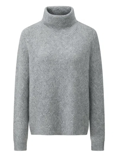Lu Ren Roll-neck Long-sleeve Sweater In Gray