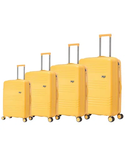 Luan Bordo 3pc Hardside Spinner Luggage Set In Yellow
