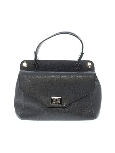 Pre-owned Luana Ferracuti Leather Satchel In Black