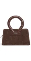 Luar Ana Small Bag Brown Denim Enzyme