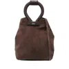 Luar Brooke Round-handle Tote Bag In Brown