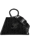 Luar Logo Embossed Tote Bag In Black