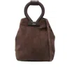 Luar Brooke Round-handle Tote Bag In Brown