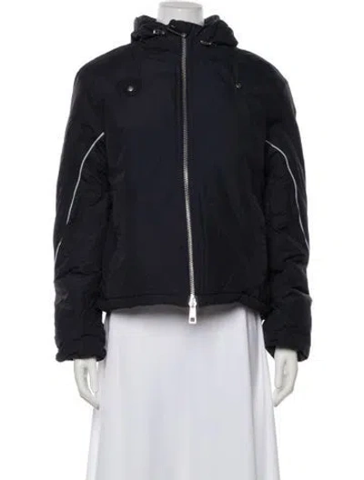 Pre-owned Luar Bomber Jacket In Blue