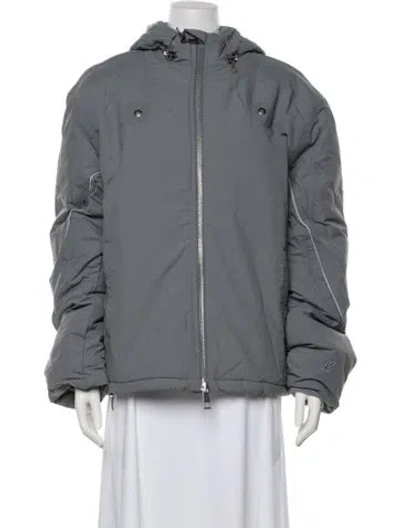 Pre-owned Luar Bomber Jacket In Gray
