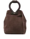 Luar Brooke Round-handle Tote Bag In Brown