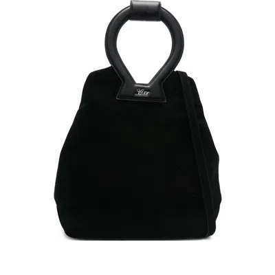 Luar Brooke Round-handle Tote Bag In Black