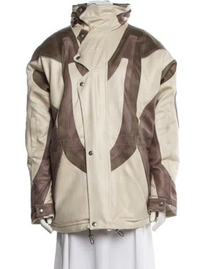 Pre-owned Luar Colorblock Pattern Jacket In Neutral
