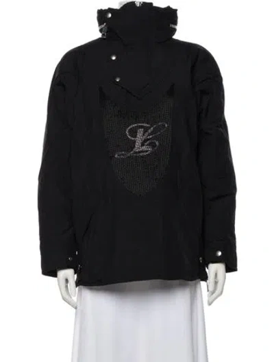 Pre-owned Luar Graphic Print Evening Jacket In Black