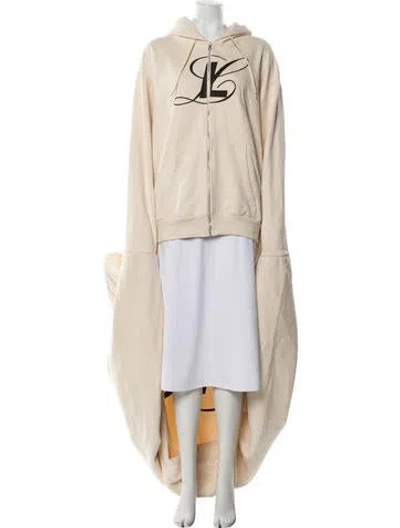 Pre-owned Luar Graphic Print Jacket In Neutral