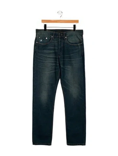 Pre-owned Luar High-rise Straight Leg Jeans In Blue