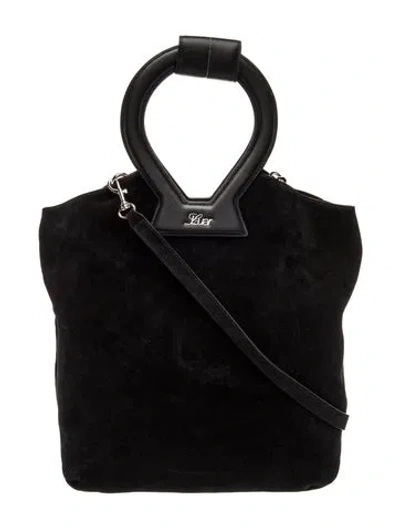Pre-owned Luar Leather Shoulder Bag In Black