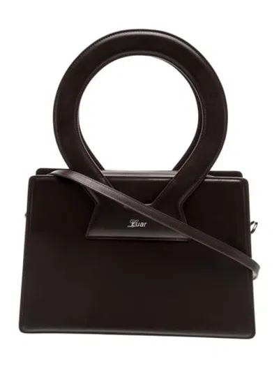 Pre-owned Luar Leather Shoulder Bag In Black