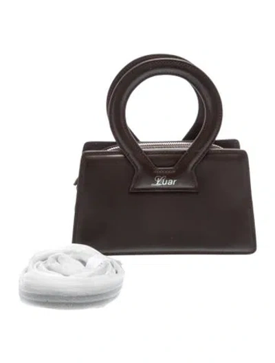 Pre-owned Luar Leather Top Handle Bag In Brown
