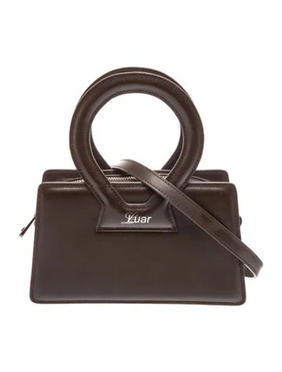 Pre-owned Luar Leather Top Handle Bag In Brown