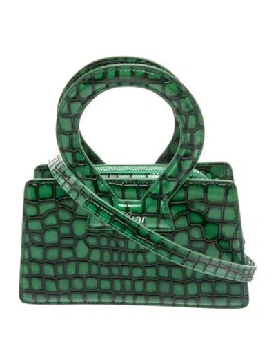 Pre-owned Luar Leather Top Handle Bag In Green