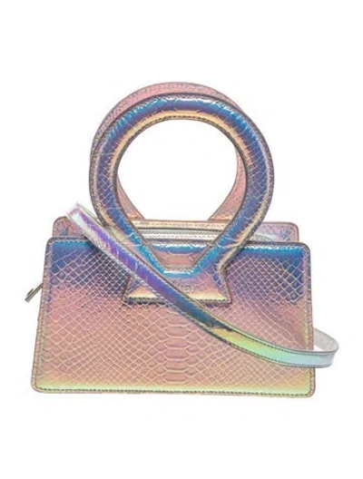 Pre-owned Luar Leather Top Handle Bag In Pink
