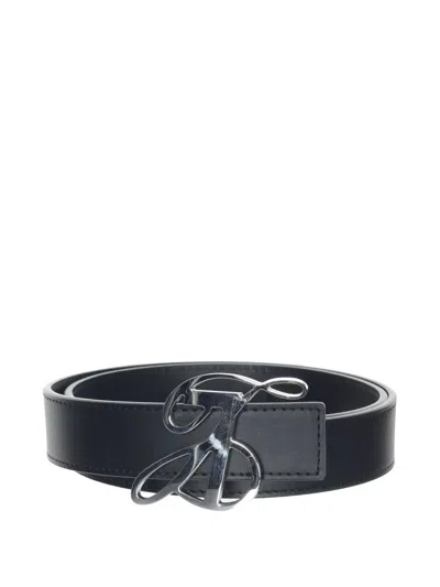 Luar Logo-buckle Belt In Black