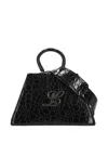 Luar Logo Embossed Tote Bag In Black