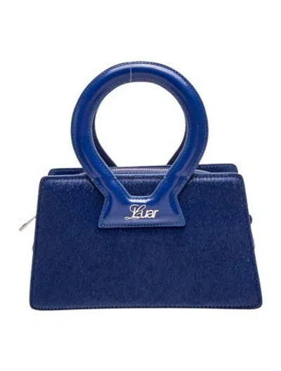 Pre-owned Luar Ponyhair Ana Small In Blue