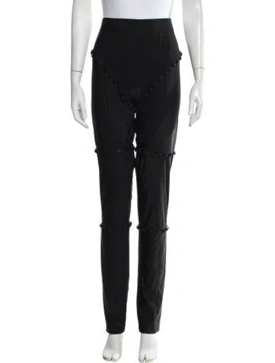 Pre-owned Luar Skinny Leg Pants In Black