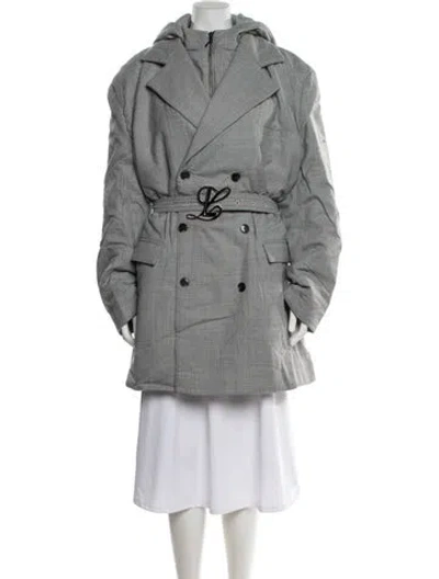 Pre-owned Luar Trench Coat W/ Tags In Gray
