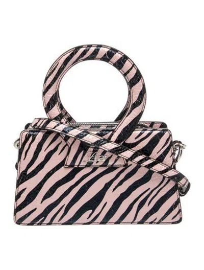 Pre-owned Luar Vinyl Crossbody Bag In Pink