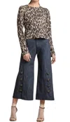 Luba By Hannah Payne Valentina Top In Leopard In Multi