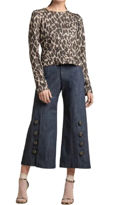 Luba By Hannah Payne Valentina Top In Leopard In Multi