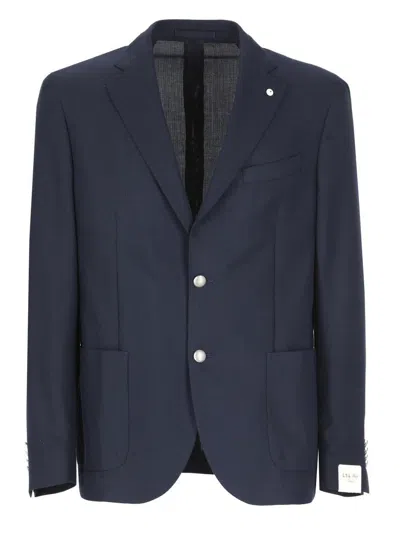 Lubiam Jackets In Blue